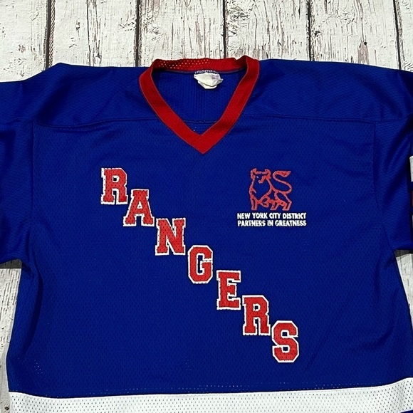 New York City District Rangers Hockey Sports Jersey Shirt - Picture 4 of 6